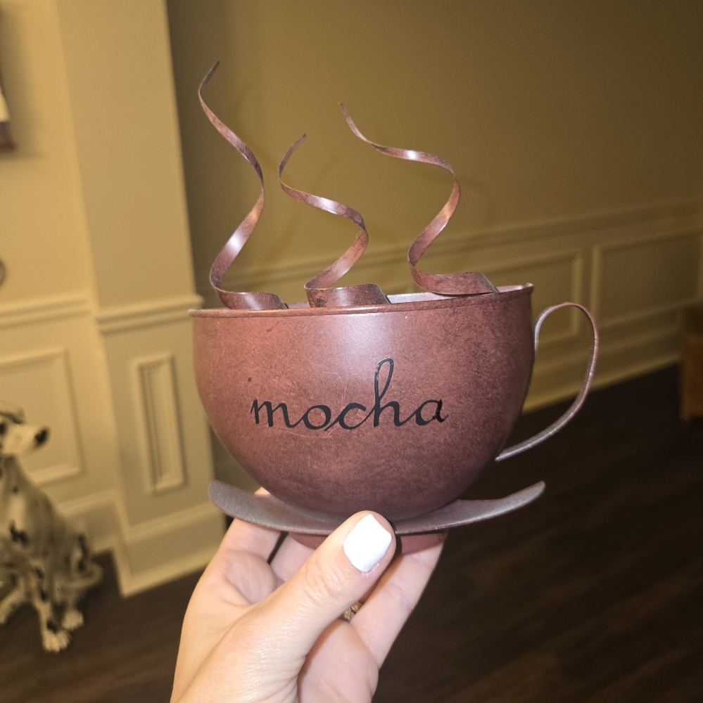 Mocha Brown Decorative Wall Decor Cup